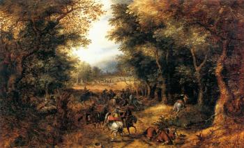 大衛 維尅佈斯 Forest Scene With Robbery 大衛 維尅佈斯 Forest Scene With Robbery
